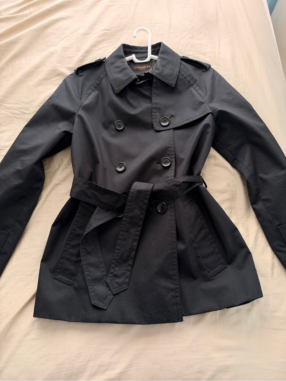 NEW Coach Iconic Short Trench Short Trench in Black